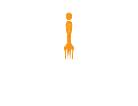 letter i incorporated with fork logo