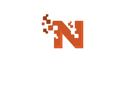 digital letter N logo