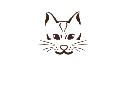 abstract cat logo