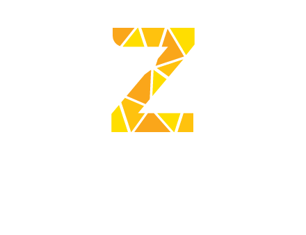 polygonal letter Z logo