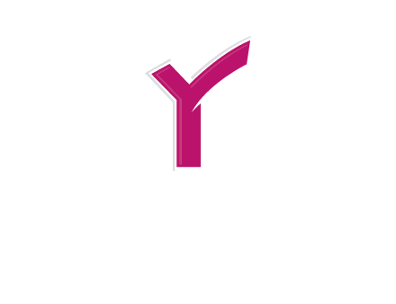 abstract letter Y logo