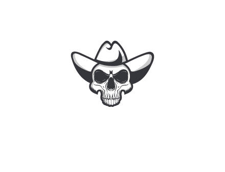 cowboy skull logo