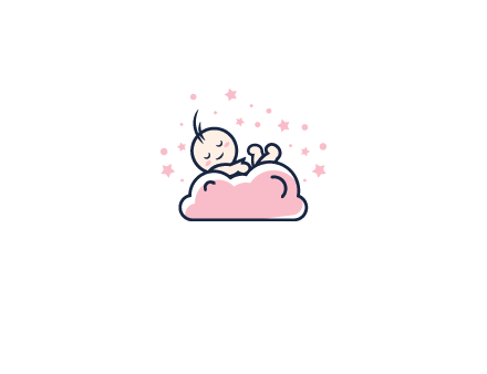 sleeping baby logo