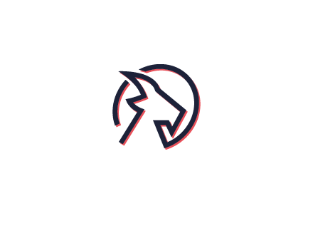 goat face outline logo