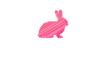 scribble bunny logo