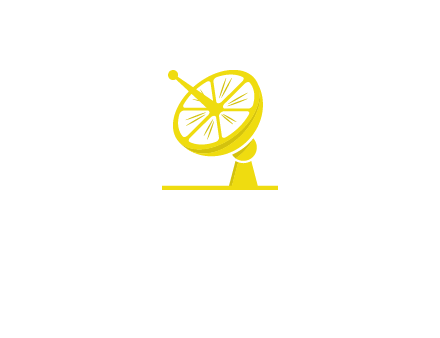 lemon satellite dish logo