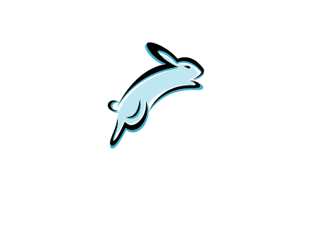 jumping bunny logo