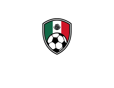 soccer inside mexico shield Logo