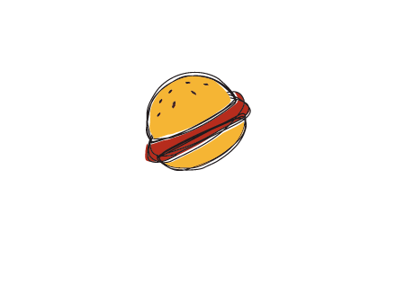 titled burger in a fast food logo