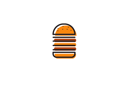 double decker burger logo