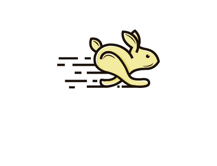 running rabbit logo