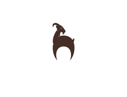 goat logo for a farm