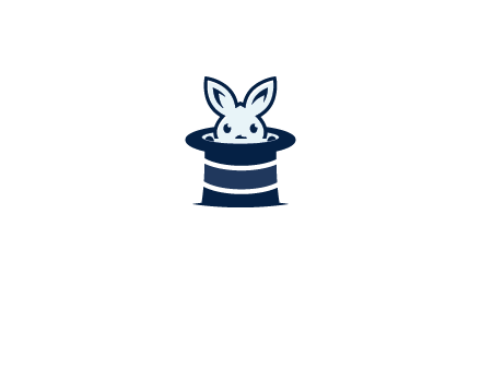 rabbit in a magician's hat icon