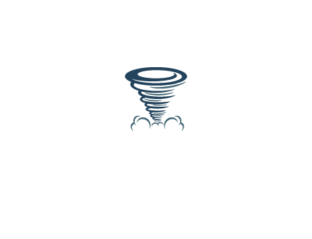 tornado or hurricane logo