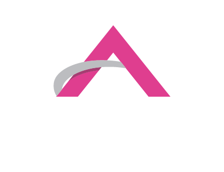 abstract letter A Logo