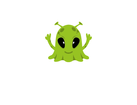 alien character logo