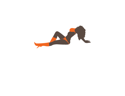 stripper in bikini and boots vector