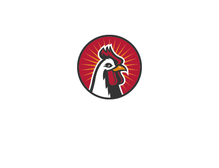 rooster bust logo