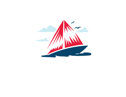 sailing boat illustration