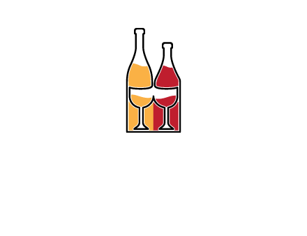 bottles beverage logo