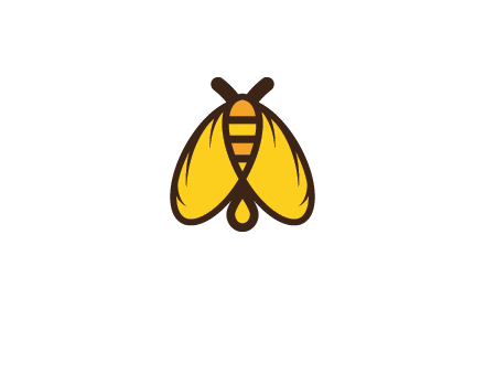 honeybee icon with large wings