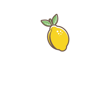 lemon with leaves