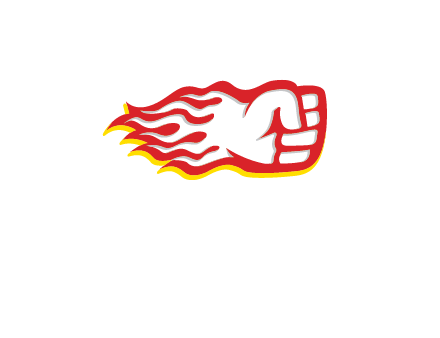 flame joined with fist