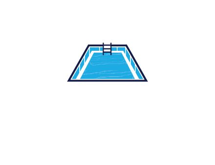 swimming pool with ladder