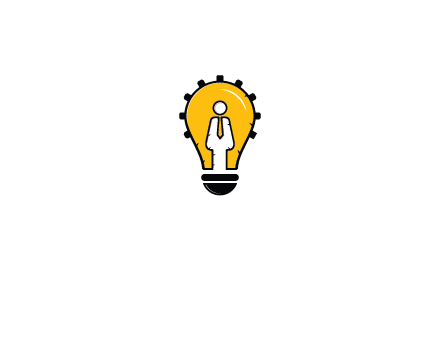 people icon in light bulb