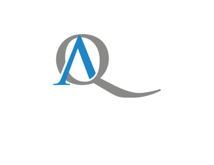 letter A joined with letter Q