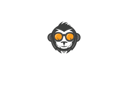 monkey wearing sunglasses