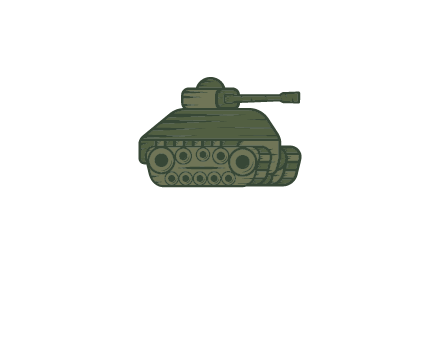 green military tank