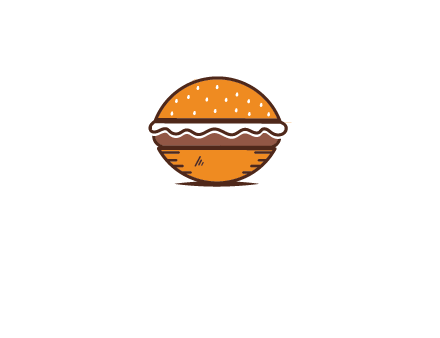 oval hamburger