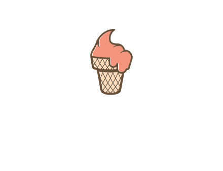 ice cream on cone