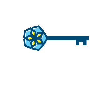 flower on key travel logo