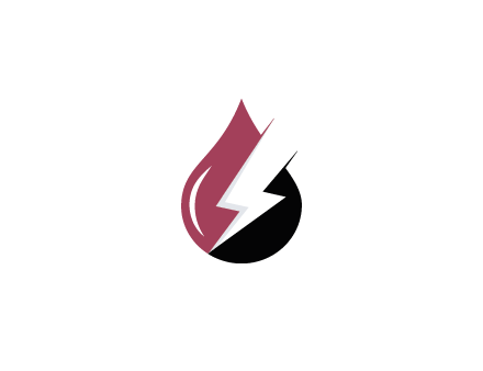 thunder in droplet energy logo