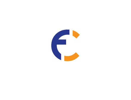 letter F and C finance logo