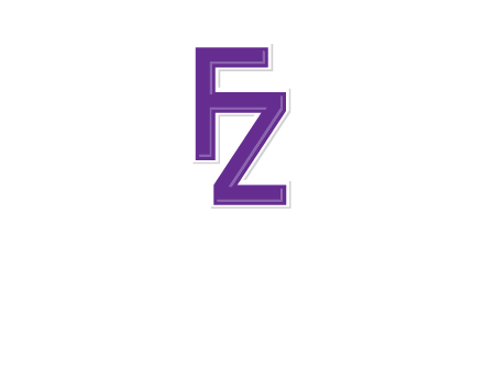 letter F joined with letter Z