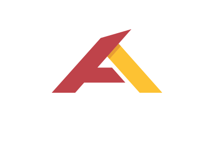 abstract letter a logo