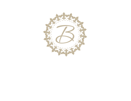 elegant letter b logo