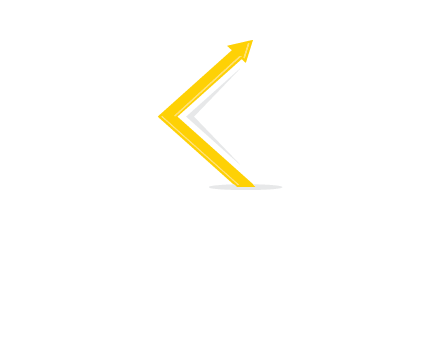 letter c made of arrow logo