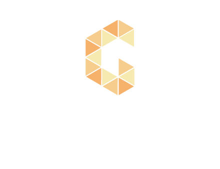 Polygonal letter c logo