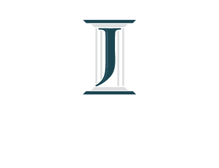 letter j inside court column logo