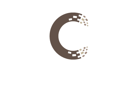 digital letter c logo