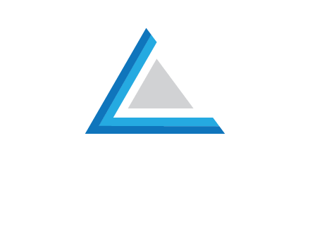 triangle forming letter c logo