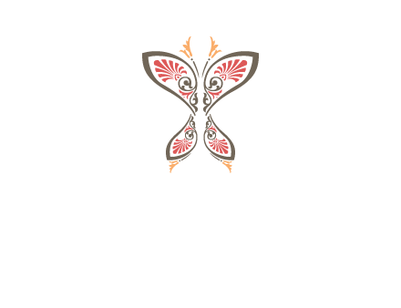 flourish butterfly illustration