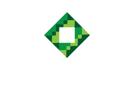 square in pixel pattern tile logo