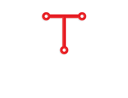 letter t with technology connection logo