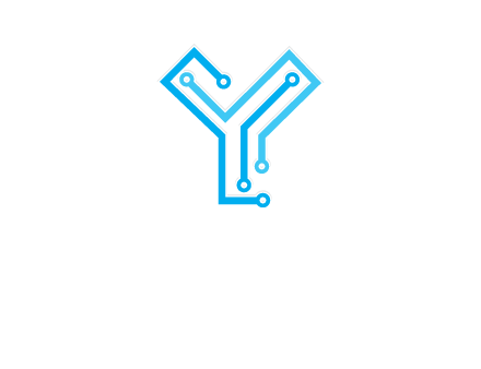 letter y circuit icon