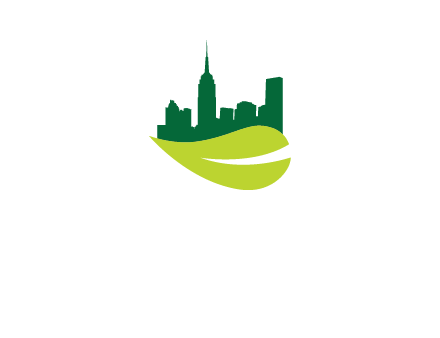 city on leaf logo